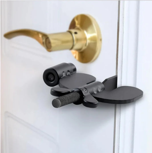 Lock&Block Extended Safe Guard Portable Door Lock & Personal Alarm for Travel & Home